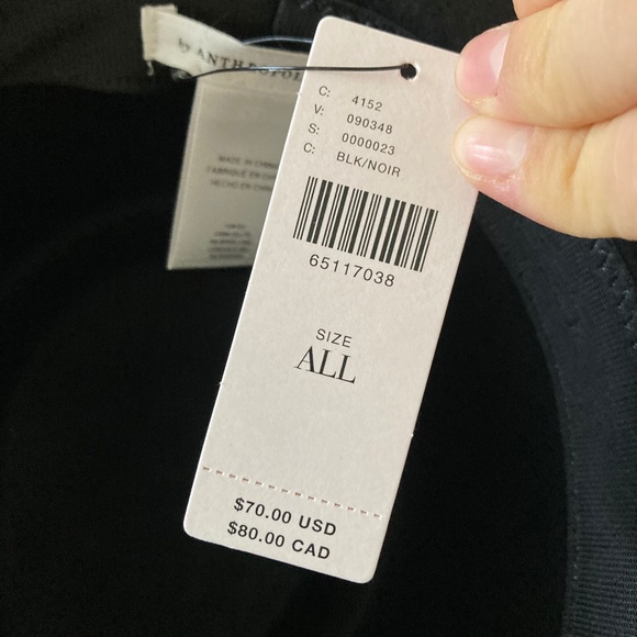 NWT Anthropologie Tasseled Black Wool Rancher Western Hat - Picture 11 of 11